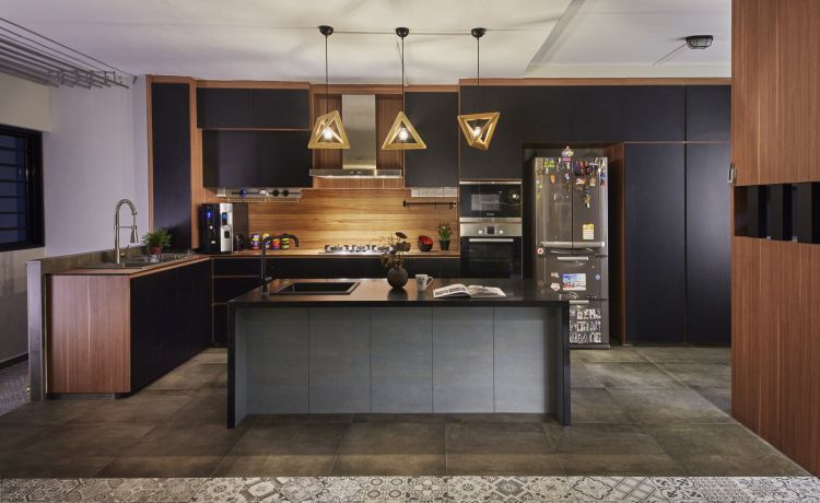 Industrial, Minimalist, Scandinavian Design - Kitchen - HDB 5 Room - Design by Carpenters 匠