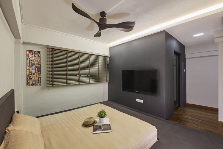 Industrial, Minimalist, Scandinavian Design - Bedroom - HDB 5 Room - Design by Carpenters 匠