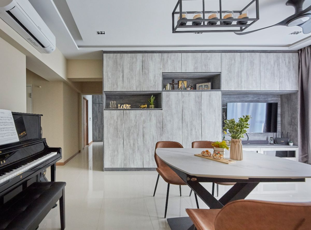 Modern, Scandinavian Design - Living Room - HDB 5 Room - Design by Carpenters 匠