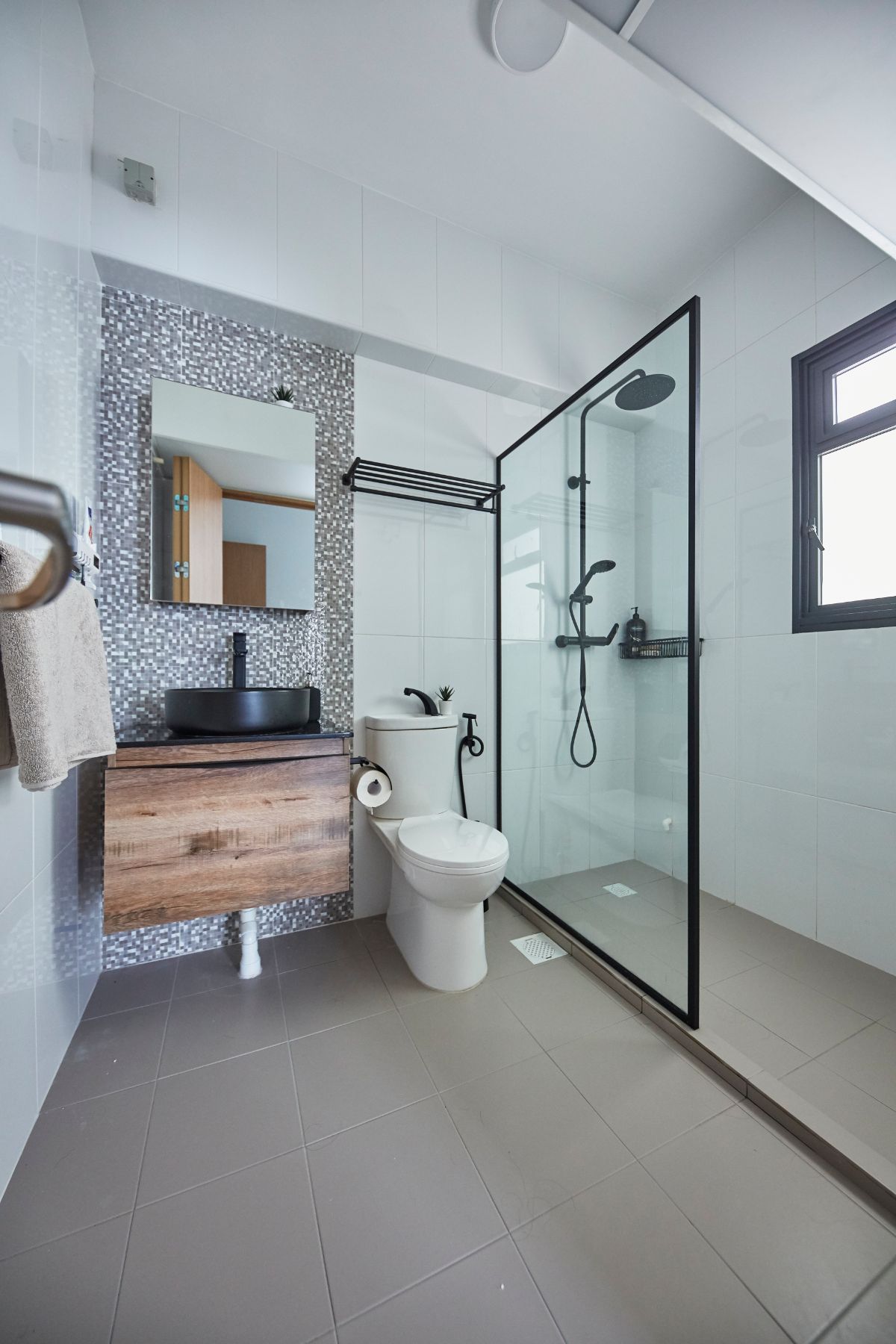 Modern, Scandinavian Design - Bathroom - HDB 5 Room - Design by Carpenters 匠