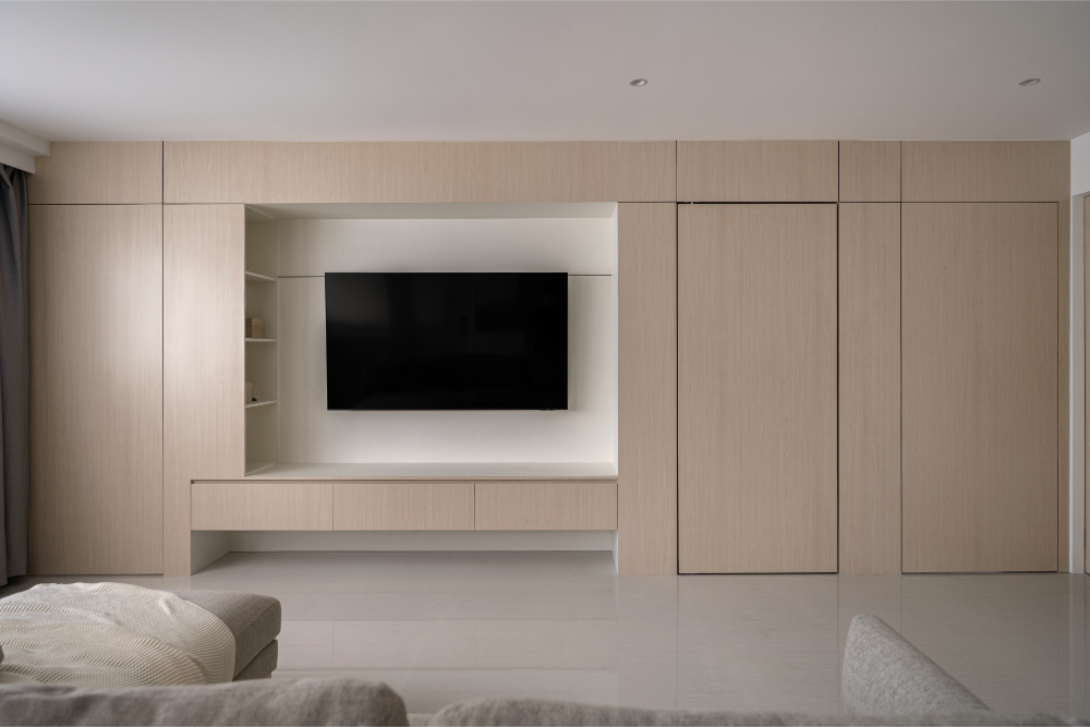 Scandinavian Design - Living Room - HDB 5 Room - Design by Carpenters 匠