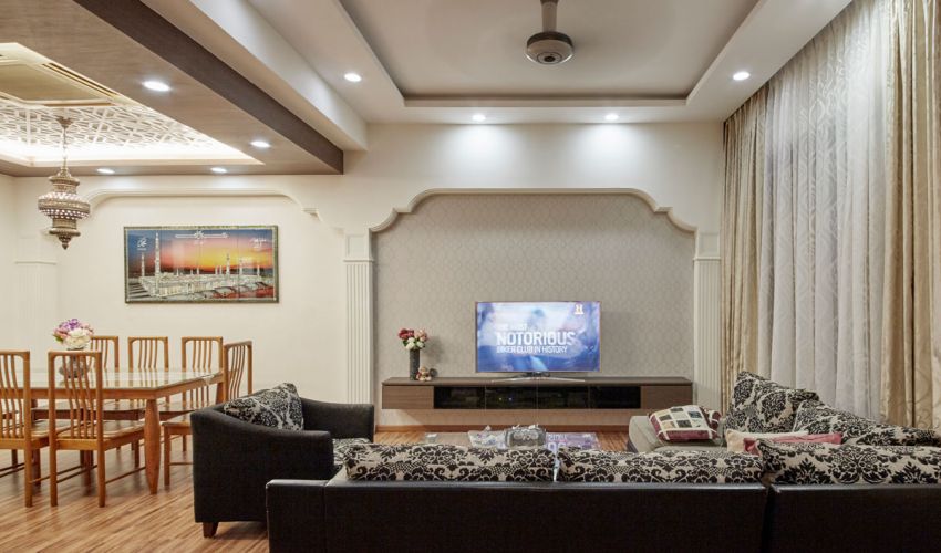 Contemporary, Mediterranean, Modern Design - Living Room - Landed House - Design by Carpenters 匠