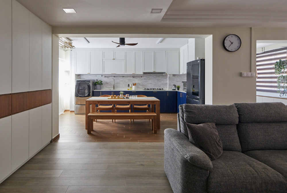Contemporary, Scandinavian Design - Kitchen - HDB Executive Apartment - Design by Carpenters 匠