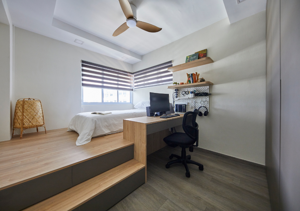 Contemporary, Scandinavian Design - Bedroom - HDB Executive Apartment - Design by Carpenters 匠