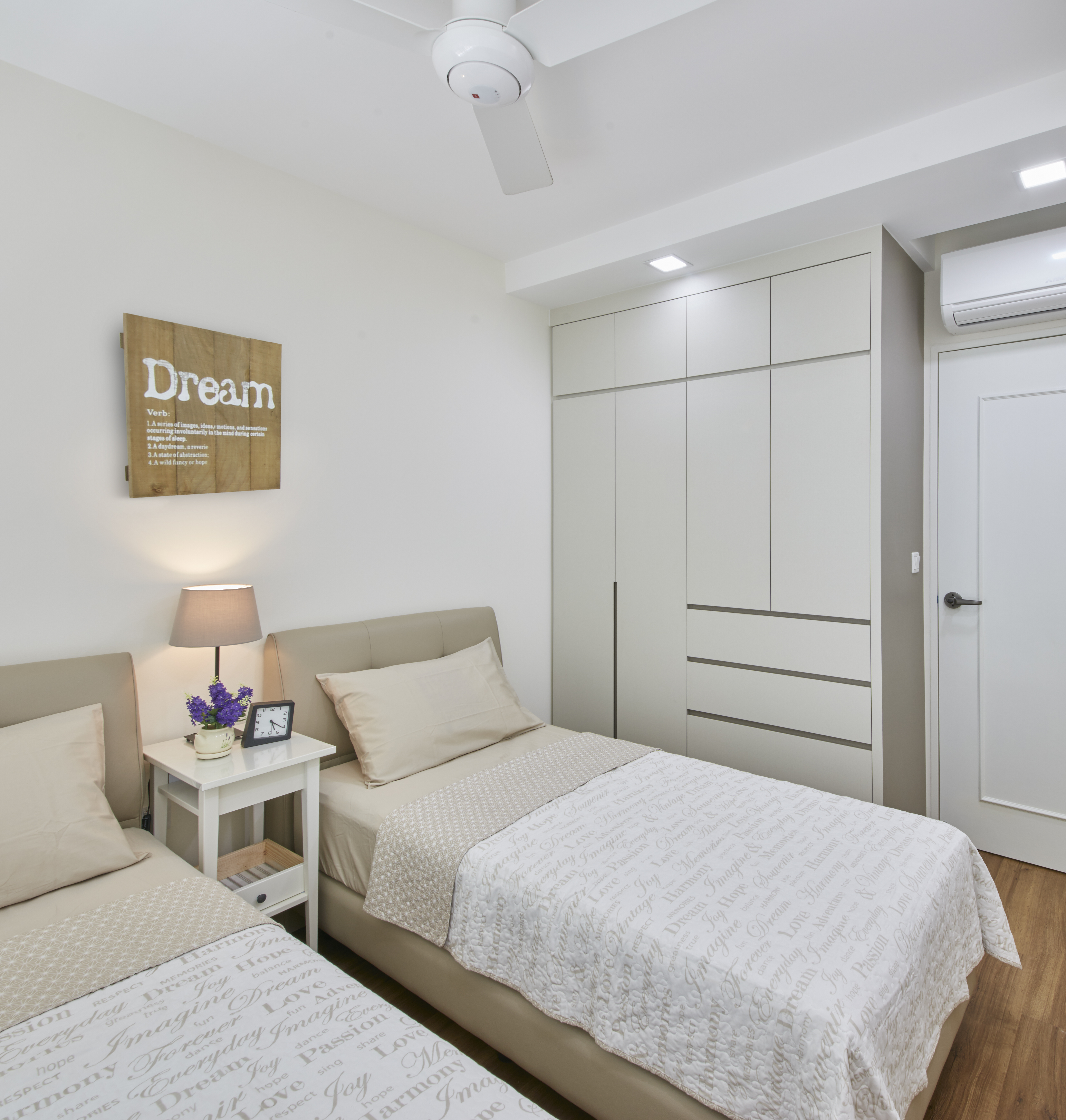 Minimalist, Modern, Scandinavian Design - Bedroom - HDB 4 Room - Design by Carpenters 匠