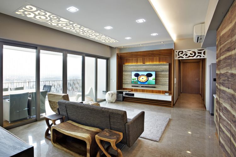 Contemporary, Modern Design - Living Room - Condominium - Design by Carpenters 匠