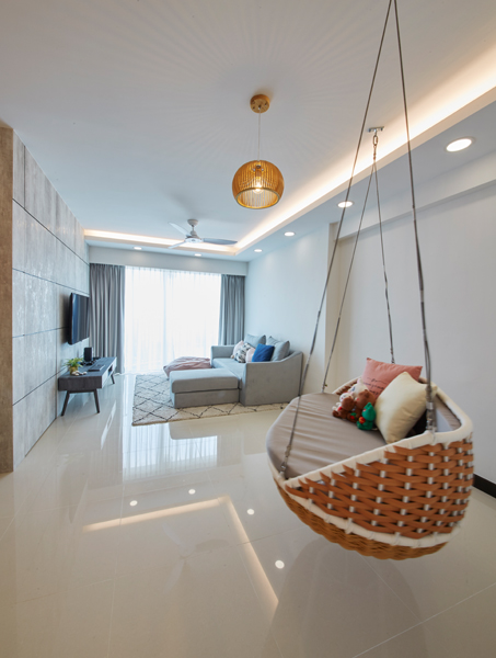 Eclectic, Minimalist, Scandinavian Design - Living Room - HDB 4 Room - Design by Carpenters 匠