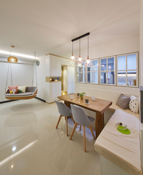 Eclectic, Minimalist, Scandinavian Design - Dining Room - HDB 4 Room - Design by Carpenters 匠