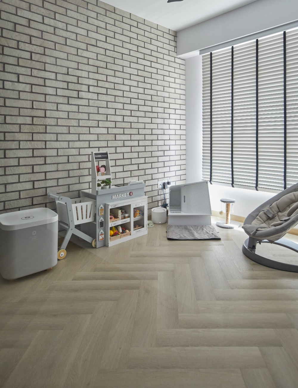 Industrial, Minimalist, Modern Design - Entertainment Room - HDB 5 Room - Design by Carpenters 匠