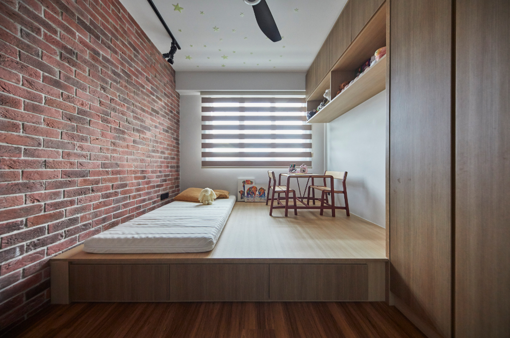Contemporary, Industrial, Modern Design - Bedroom - HDB 4 Room - Design by Carpenters 匠