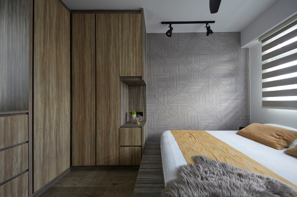 Contemporary, Industrial, Modern Design - Bedroom - HDB 4 Room - Design by Carpenters 匠