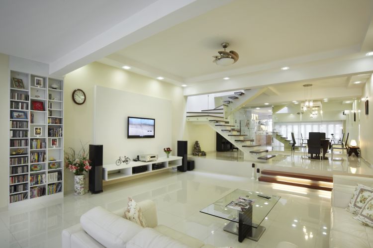 Contemporary, Modern, Scandinavian Design - Living Room - Landed House - Design by Carpenters 匠