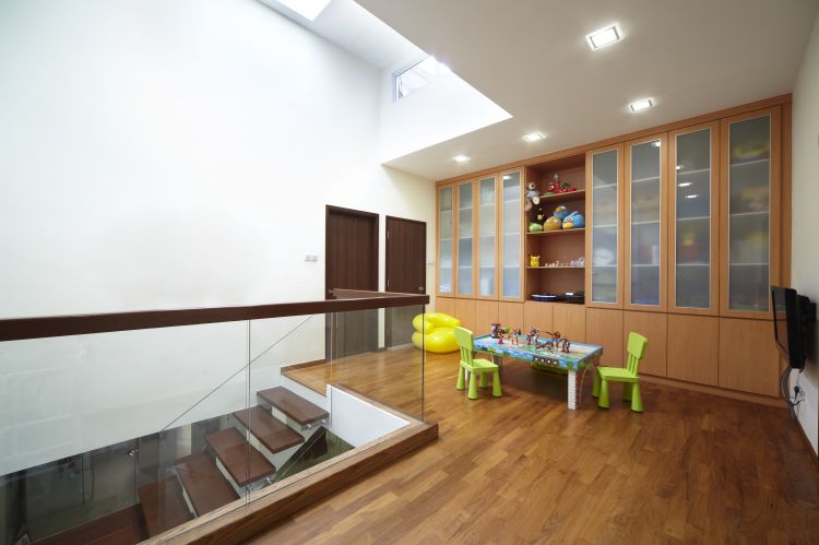 Contemporary, Modern, Scandinavian Design - Entertainment Room - Landed House - Design by Carpenters 匠