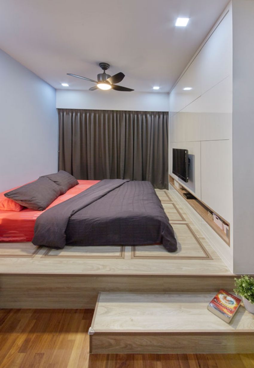 Classical, Contemporary, Modern Design - Bedroom - HDB Executive Apartment - Design by Carpenters 匠
