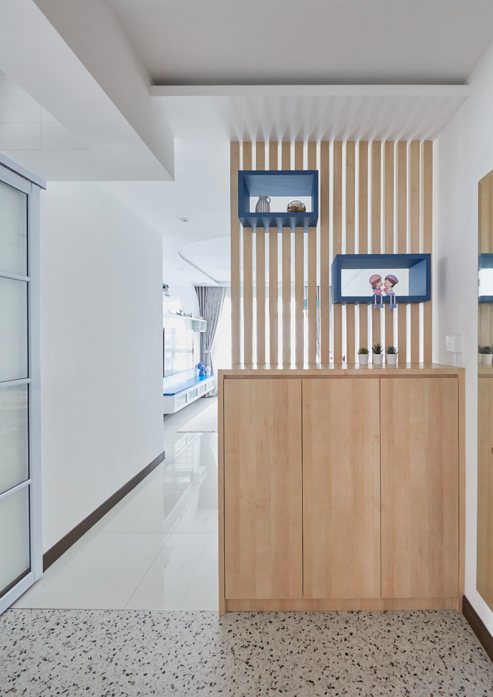 Minimalist, Modern Design - Living Room - HDB 3 Room - Design by Carpenters 匠