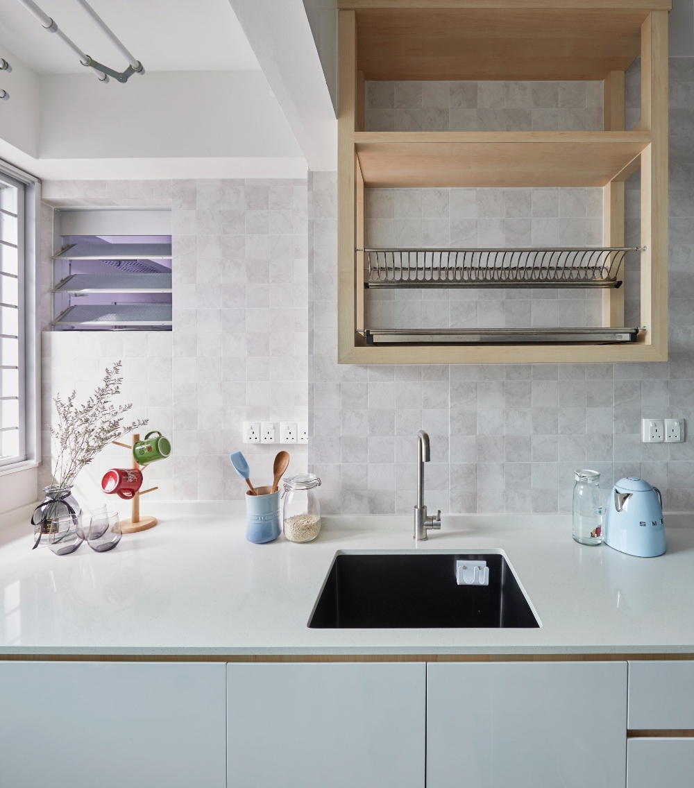 Minimalist, Modern Design - Kitchen - HDB 3 Room - Design by Carpenters 匠