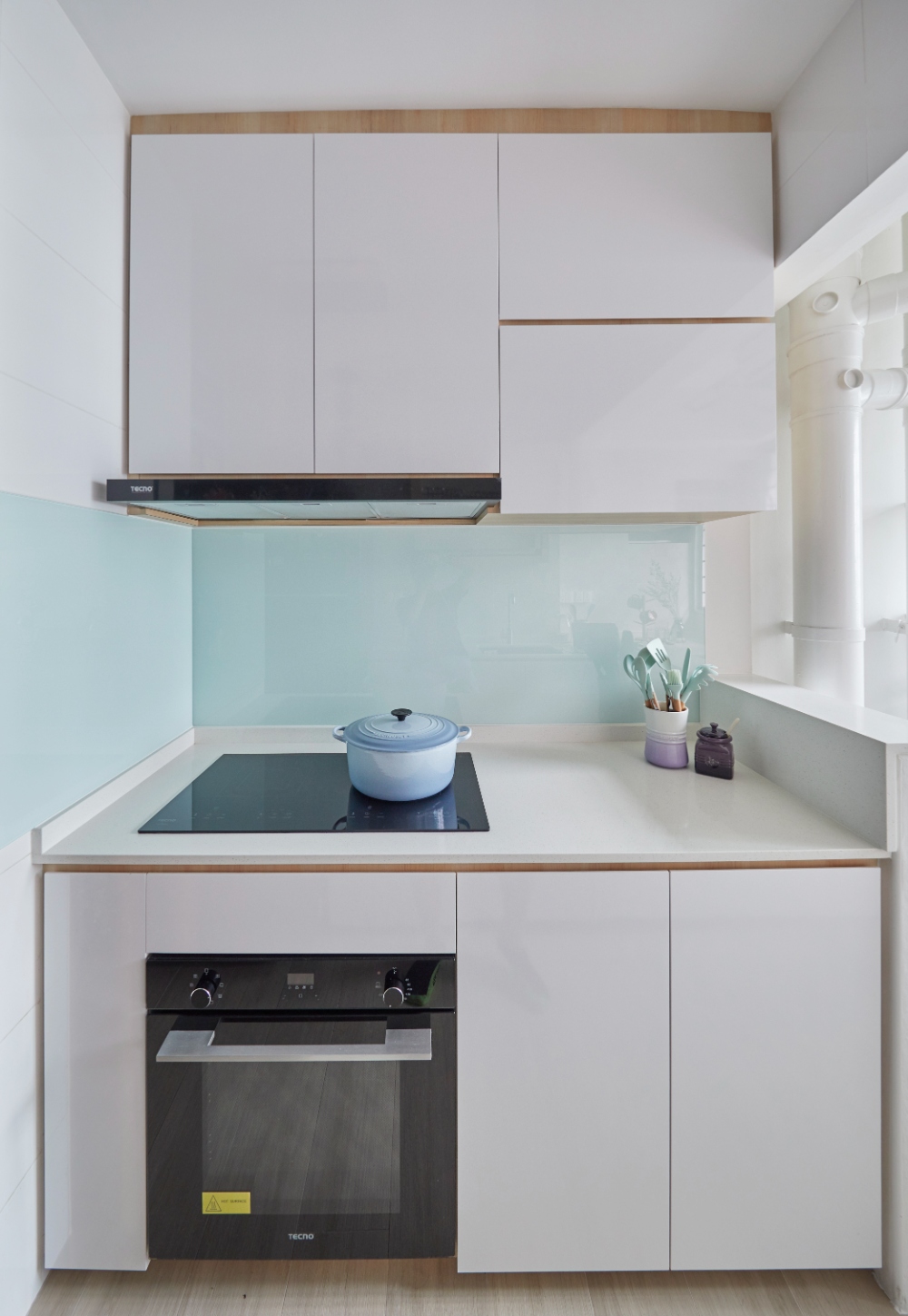 Minimalist, Modern Design - Kitchen - HDB 3 Room - Design by Carpenters 匠