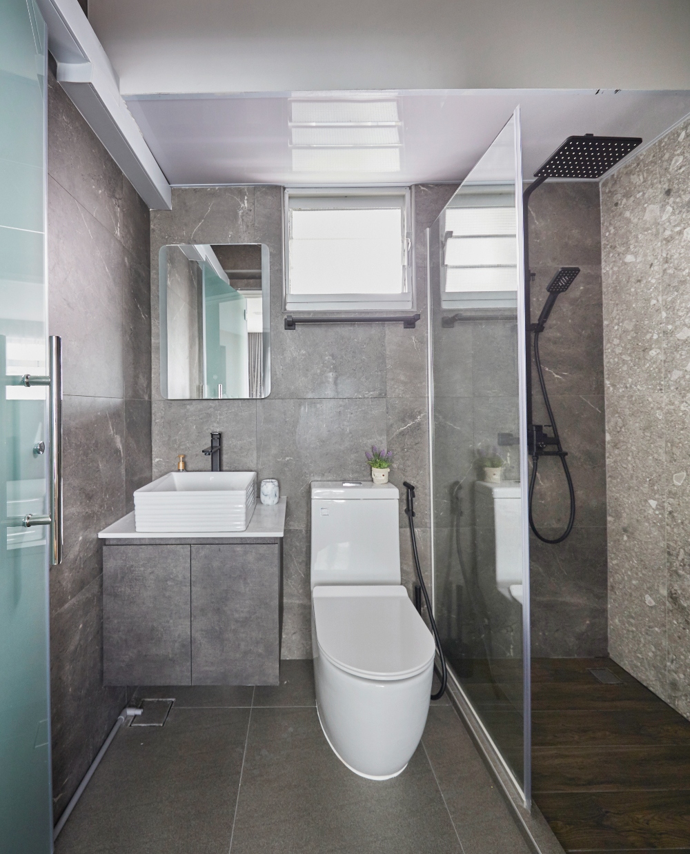 Minimalist, Modern Design - Bathroom - HDB 3 Room - Design by Carpenters 匠