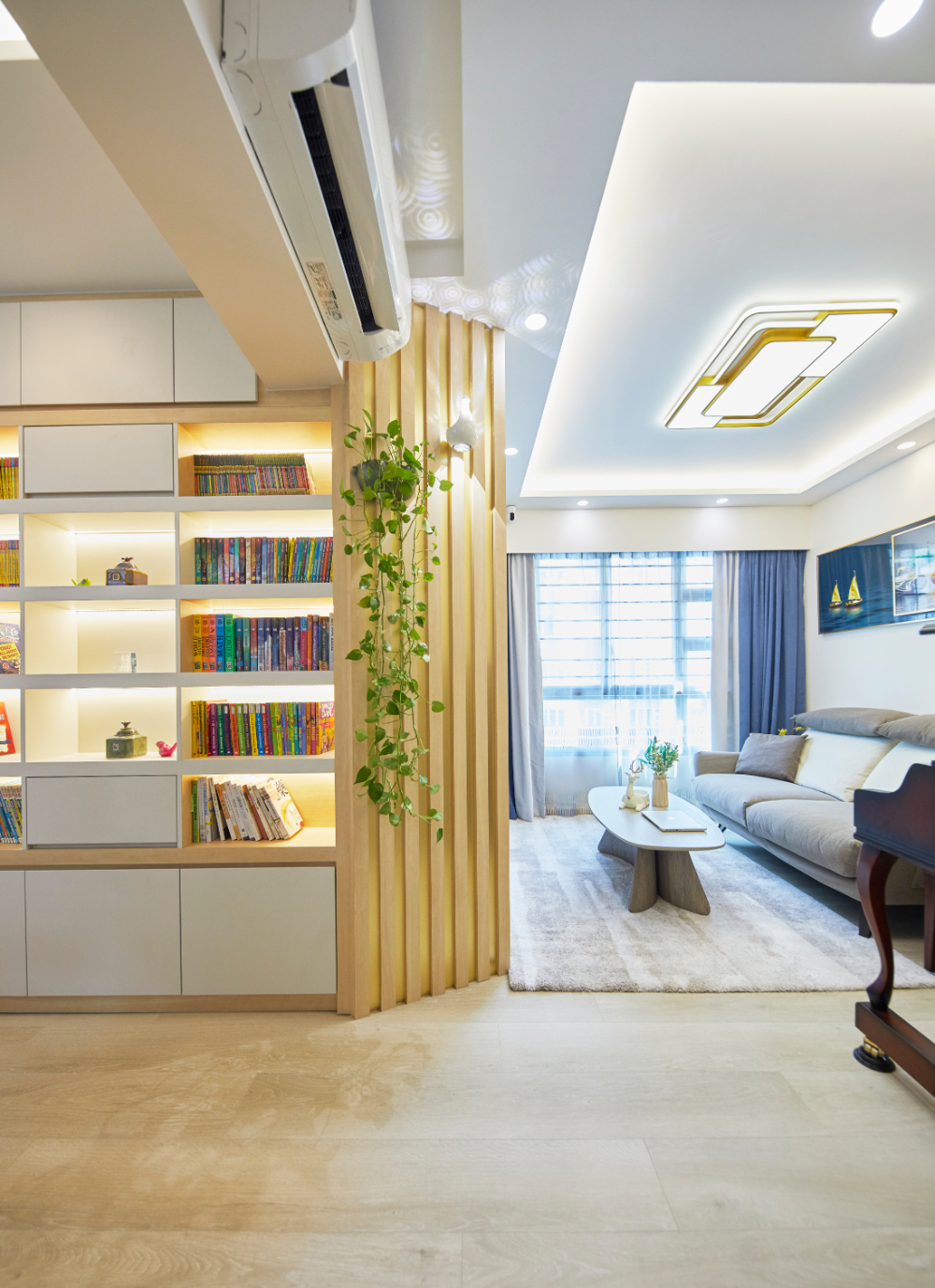 Scandinavian Design - Living Room - HDB 4 Room - Design by Carpenters 匠