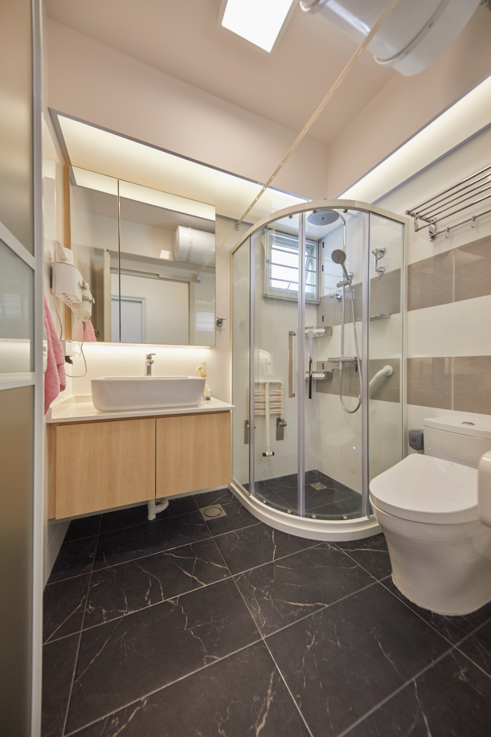 Scandinavian Design - Bathroom - HDB 4 Room - Design by Carpenters 匠