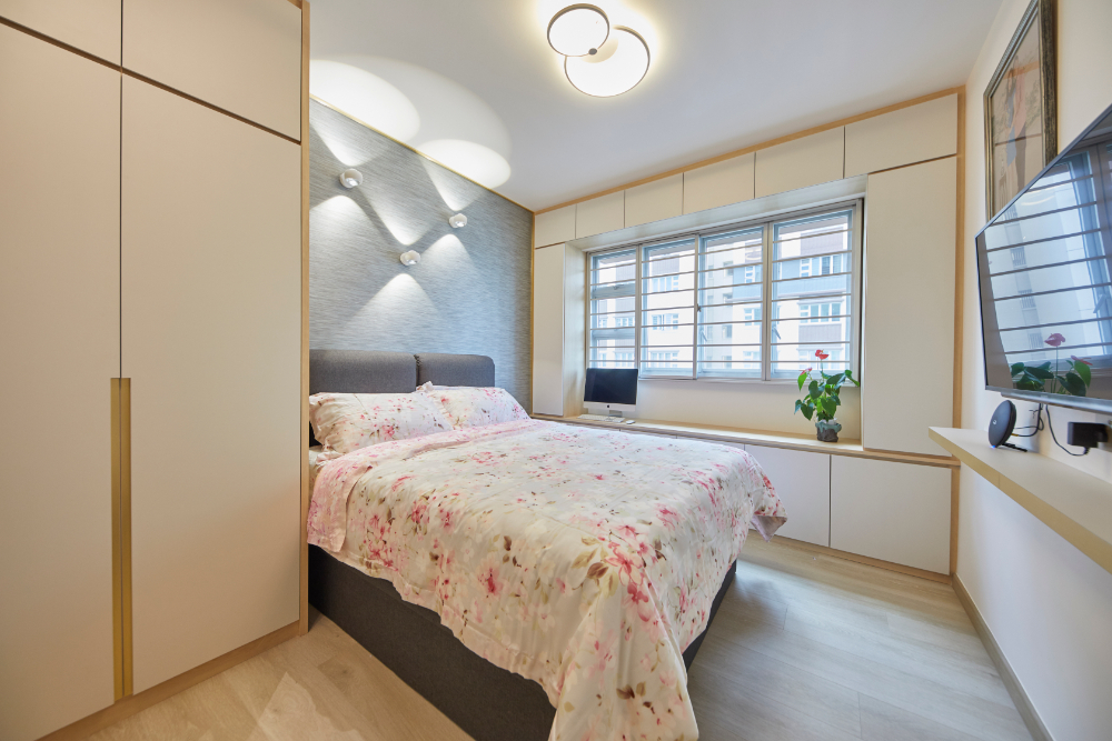 Scandinavian Design - Bedroom - HDB 4 Room - Design by Carpenters 匠