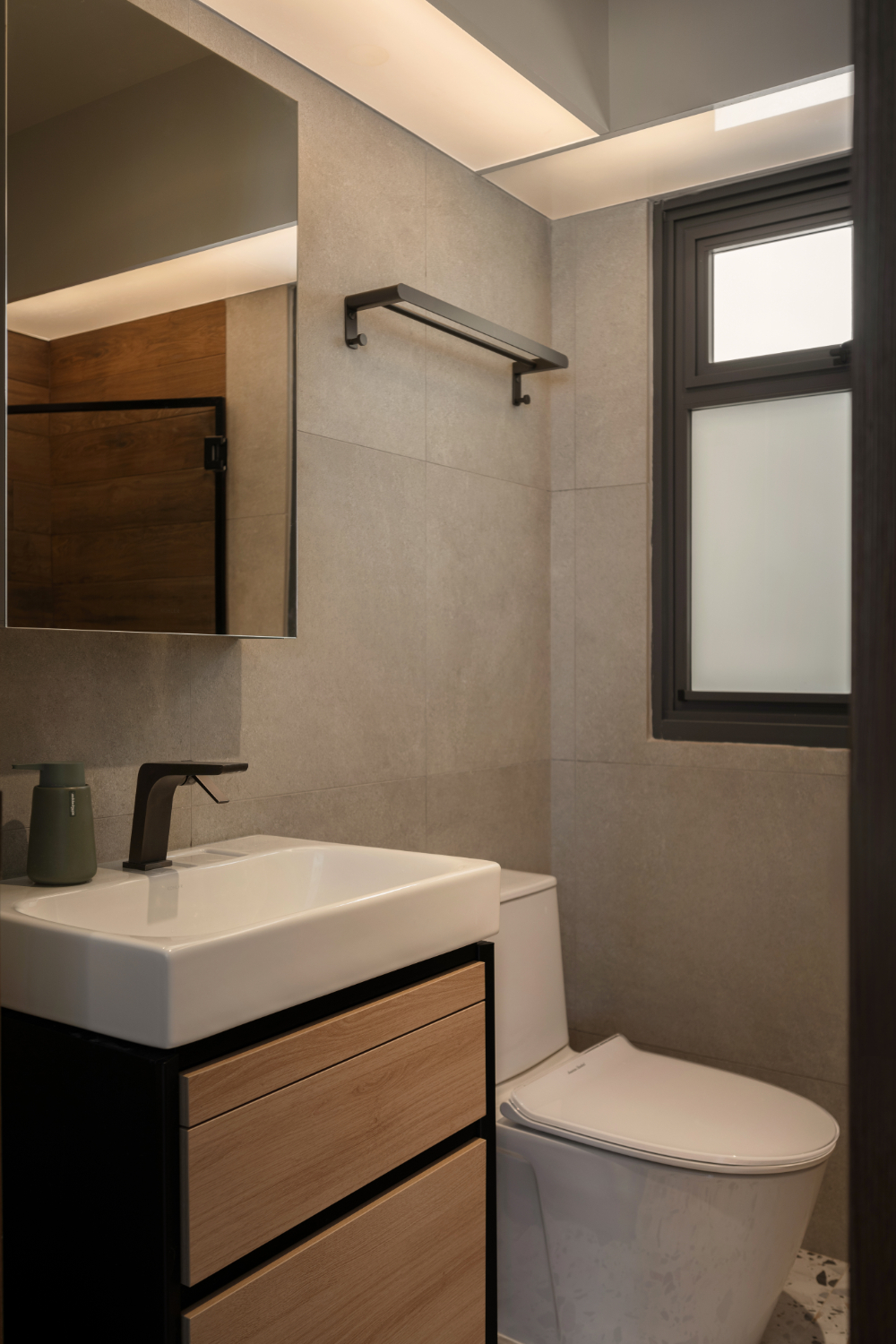 Scandinavian Design - Bathroom - HDB 4 Room - Design by Carpenters 匠