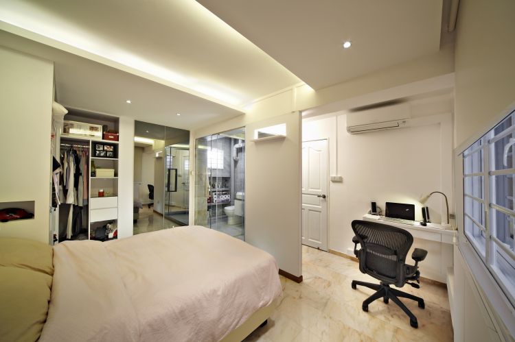 Contemporary, Modern Design - Bedroom - HDB 4 Room - Design by Carpenters 匠