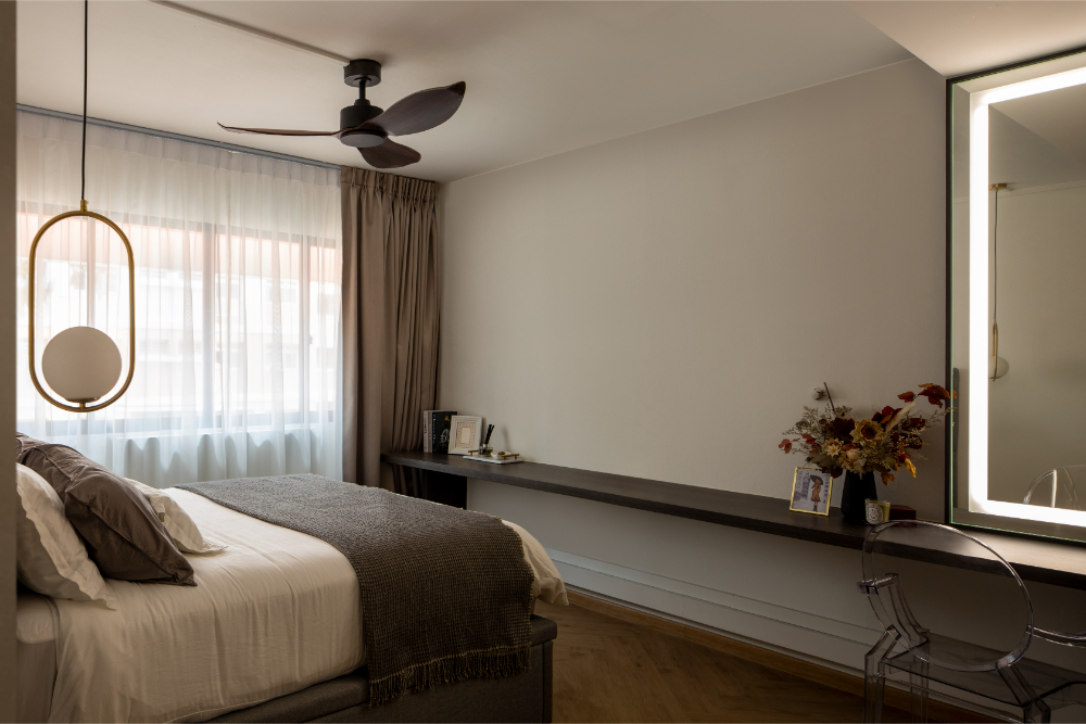 Scandinavian Design - Bedroom - HDB 4 Room - Design by Carpenters 匠