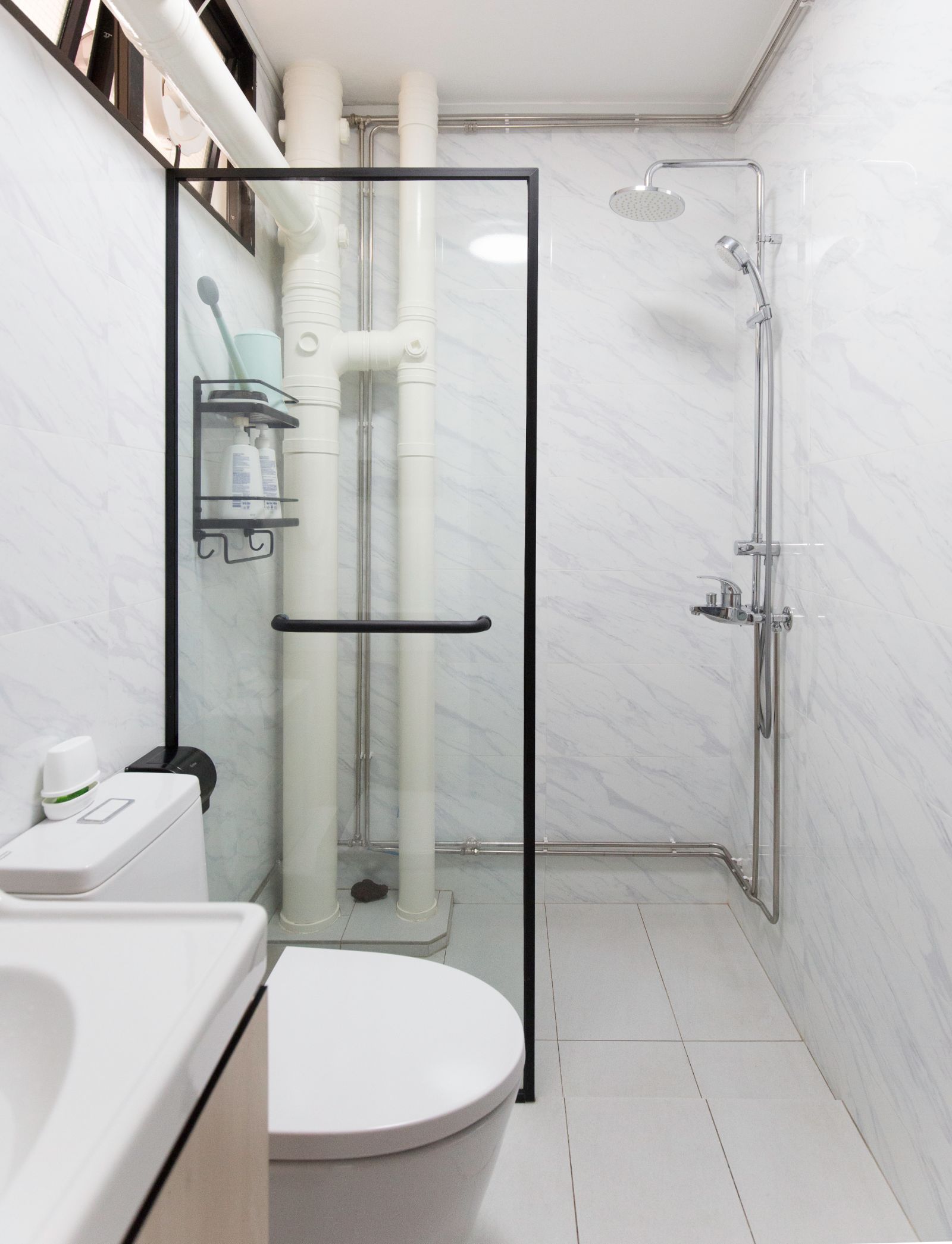 Scandinavian Design - Bathroom - HDB 4 Room - Design by Carpenters 匠