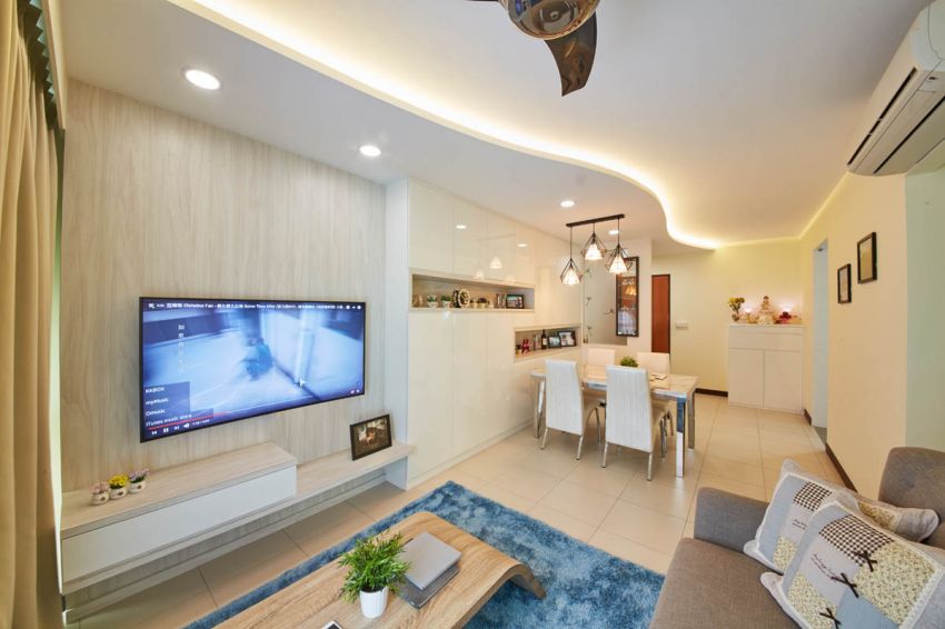 Modern, Scandinavian Design - Living Room - HDB 4 Room - Design by Carpenters 匠