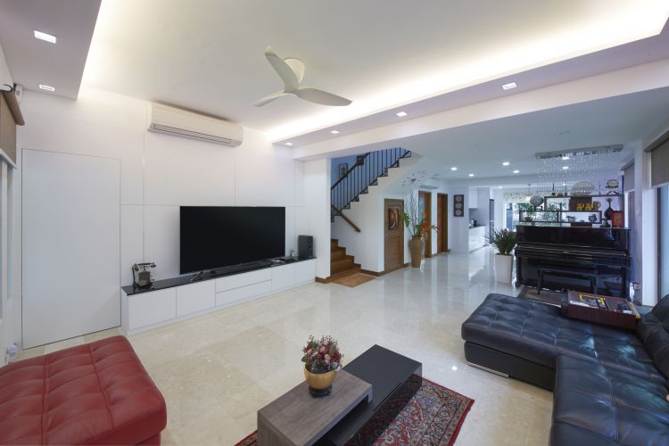 Contemporary, Modern, Scandinavian Design - Living Room - Landed House - Design by Carpenters 匠