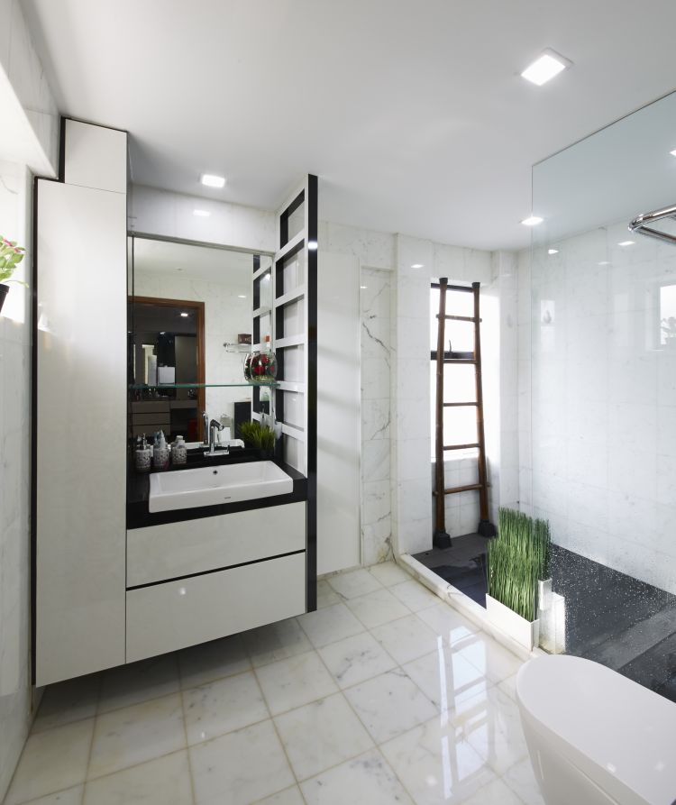 Contemporary, Modern, Scandinavian Design - Bathroom - Landed House - Design by Carpenters 匠