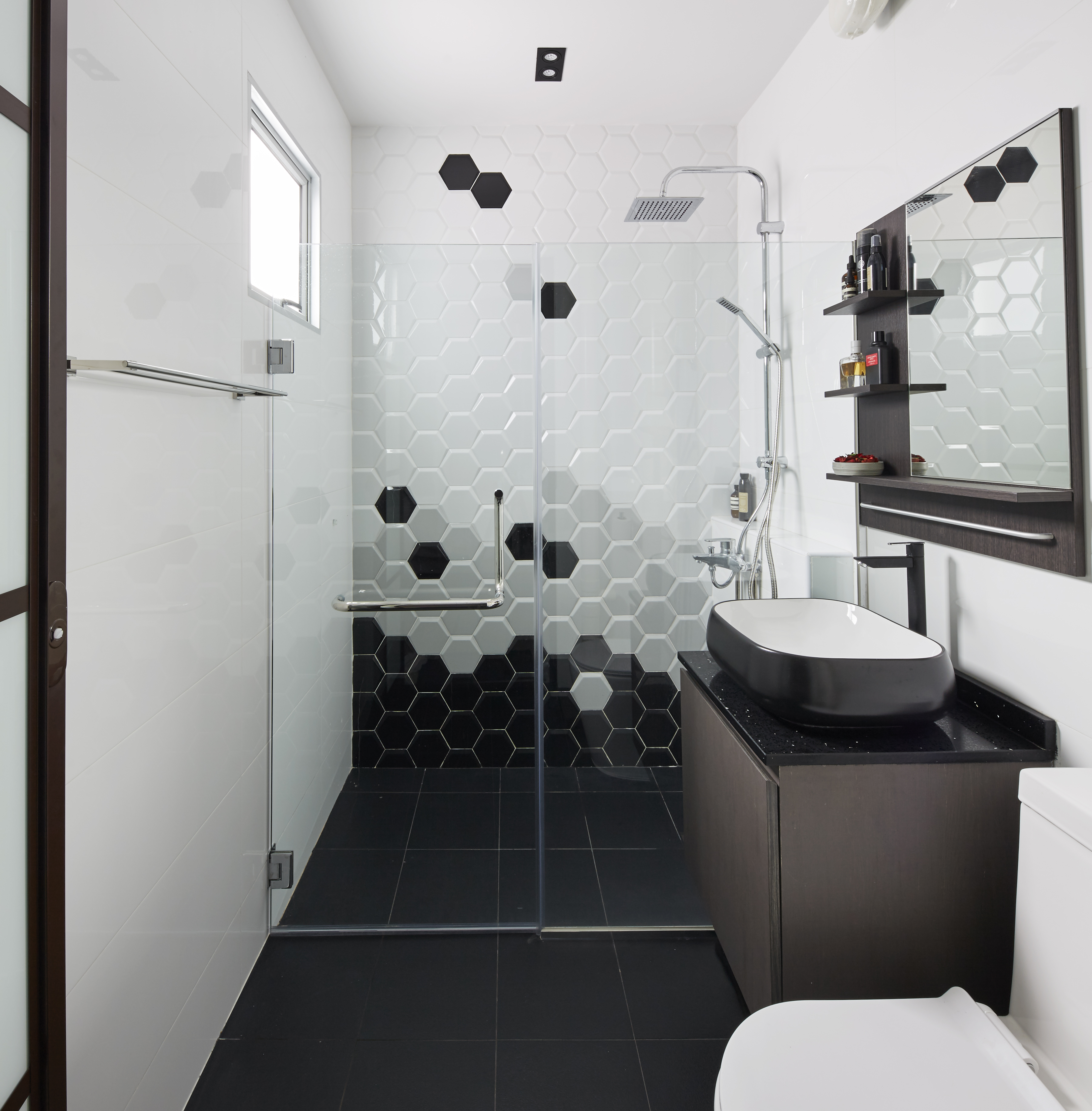 Industrial, Modern Design - Bathroom - HDB 4 Room - Design by Carpenters 匠