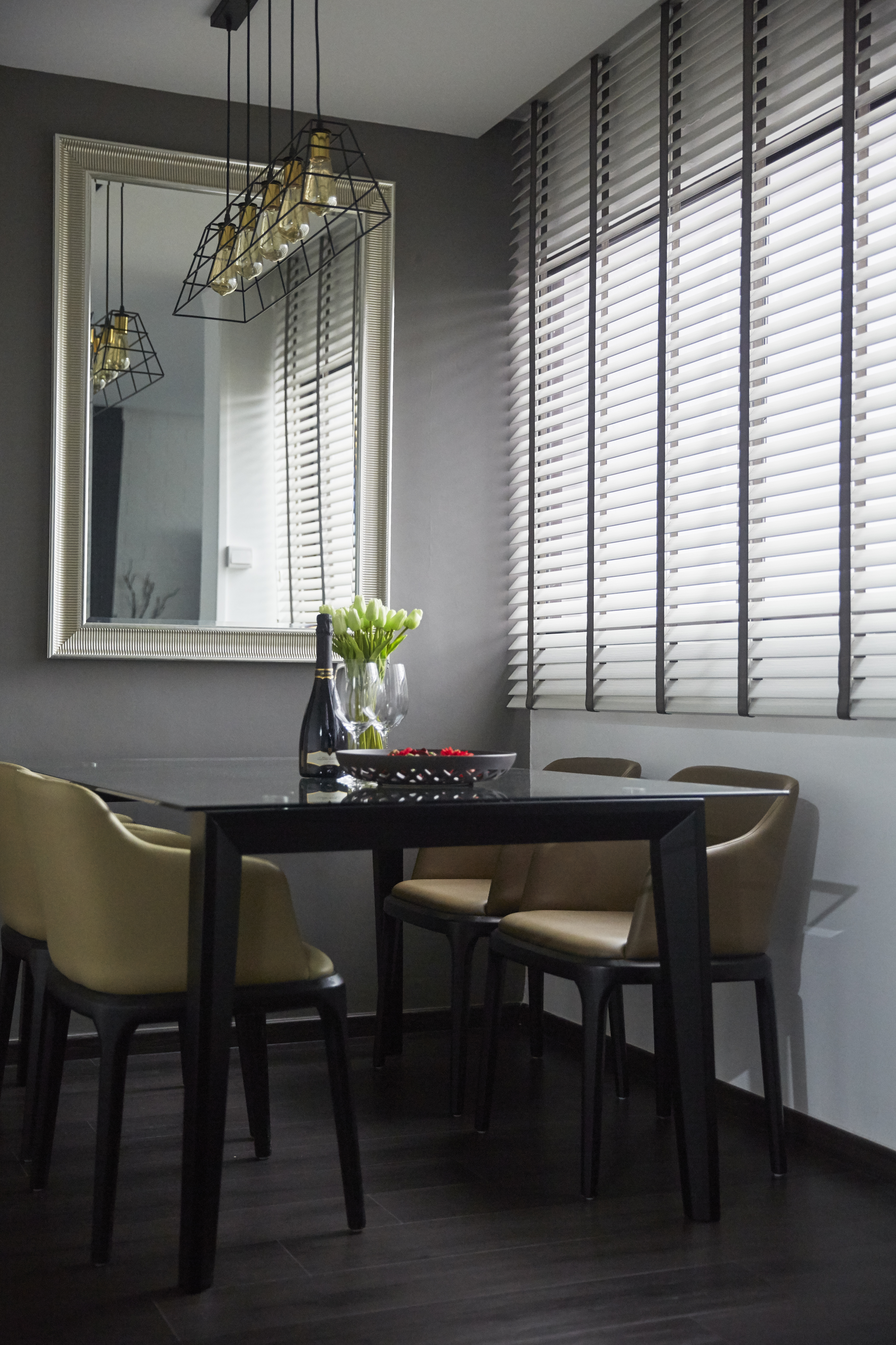 Industrial, Modern Design - Dining Room - HDB 4 Room - Design by Carpenters 匠