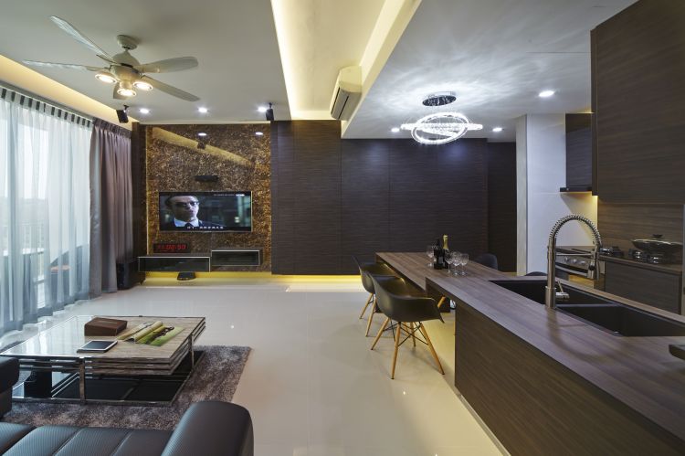 Contemporary, Modern Design - Living Room - Condominium - Design by Carpenters 匠