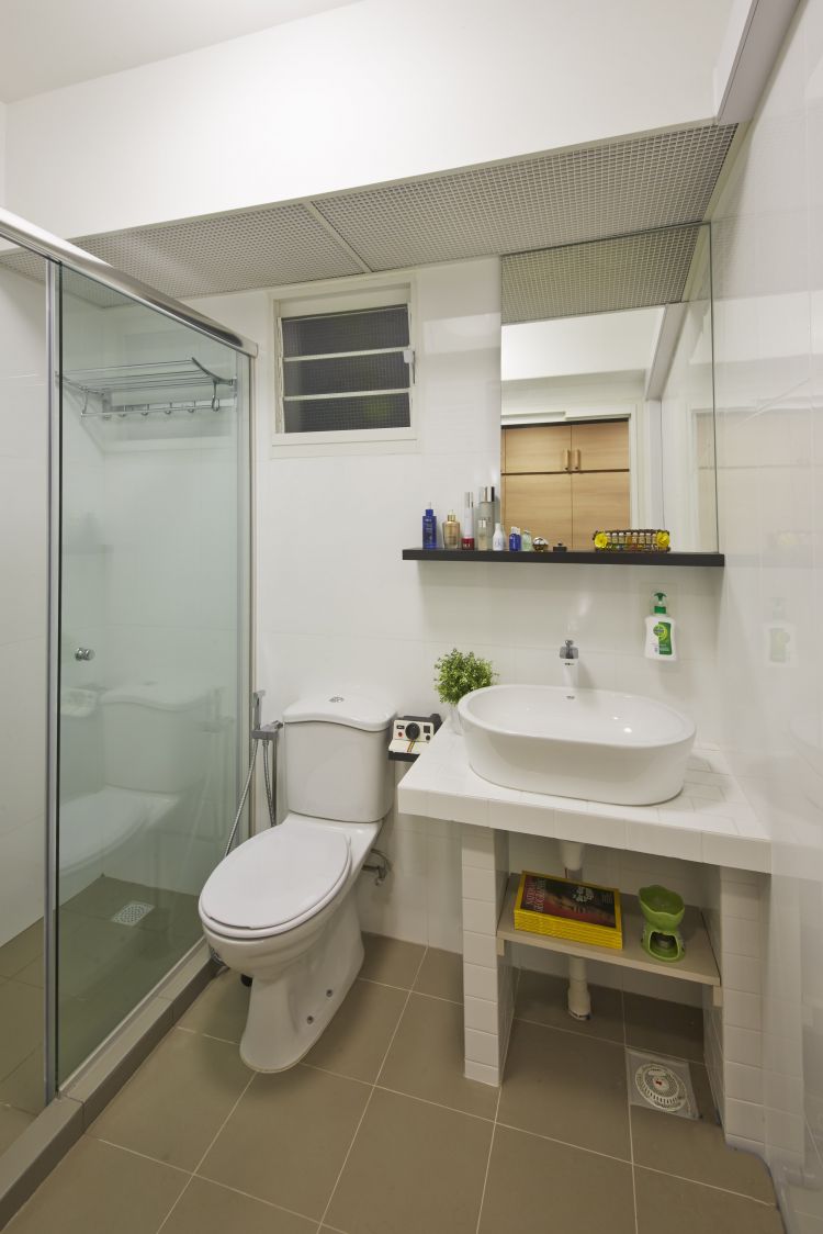 Minimalist, Modern, Scandinavian Design - Bathroom - HDB 4 Room - Design by Carpenters 匠