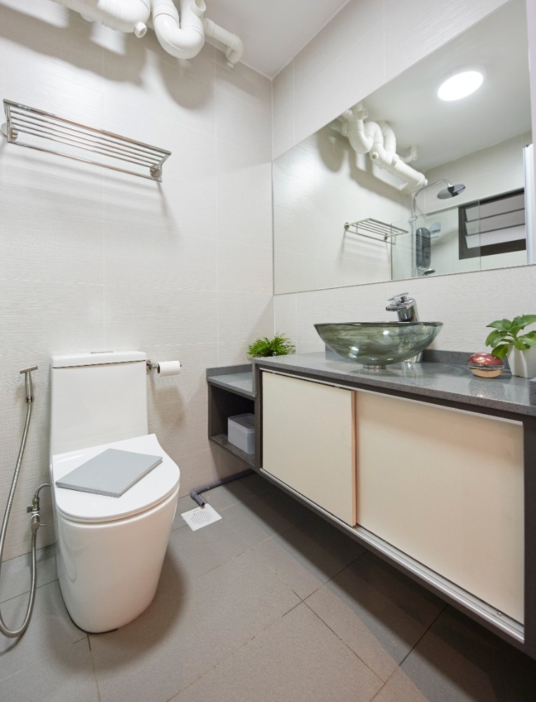 Scandinavian Design - Bathroom - HDB 5 Room - Design by Carpenters 匠
