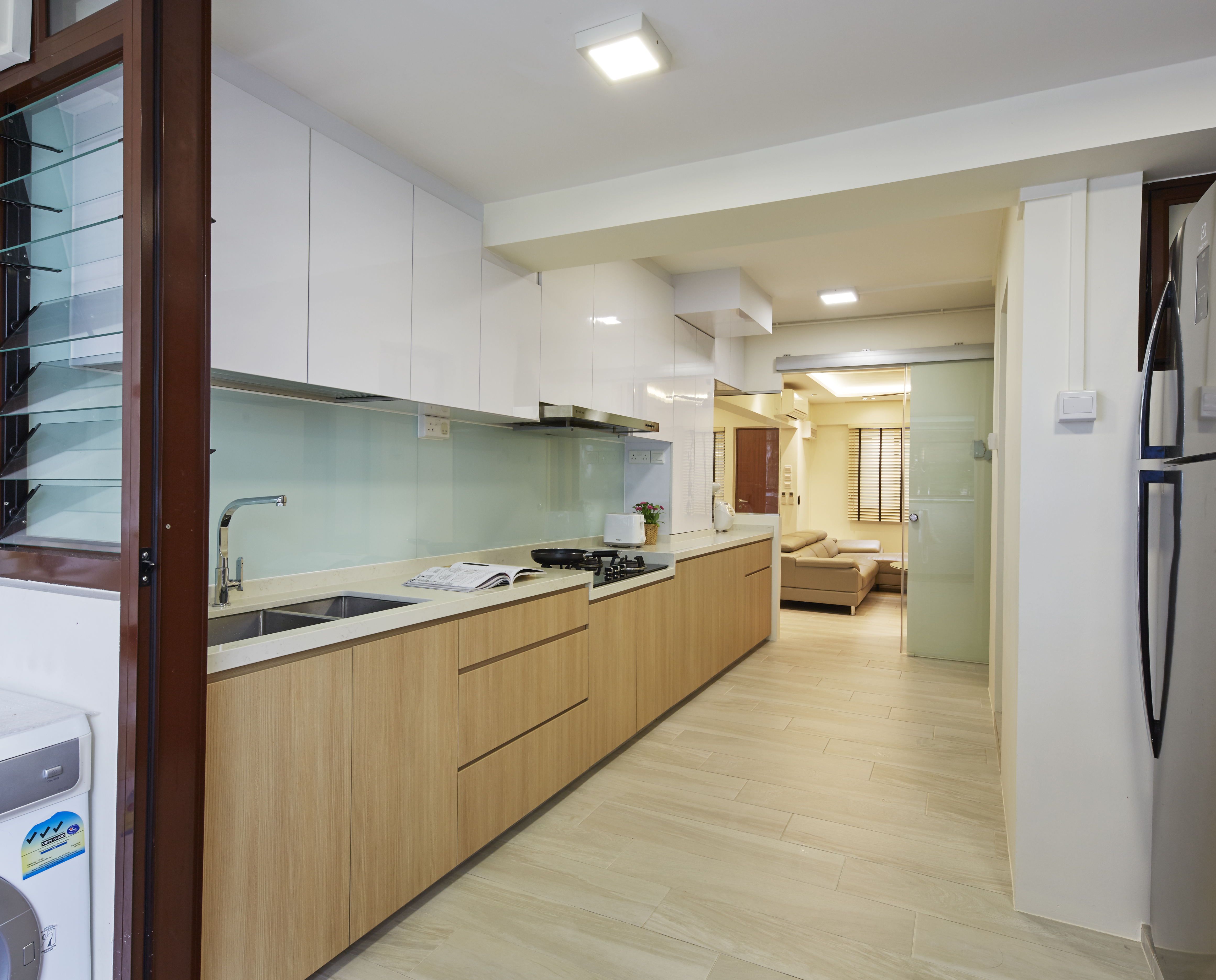 Classical, Minimalist, Modern Design - Kitchen - HDB Executive Apartment - Design by Carpenters 匠