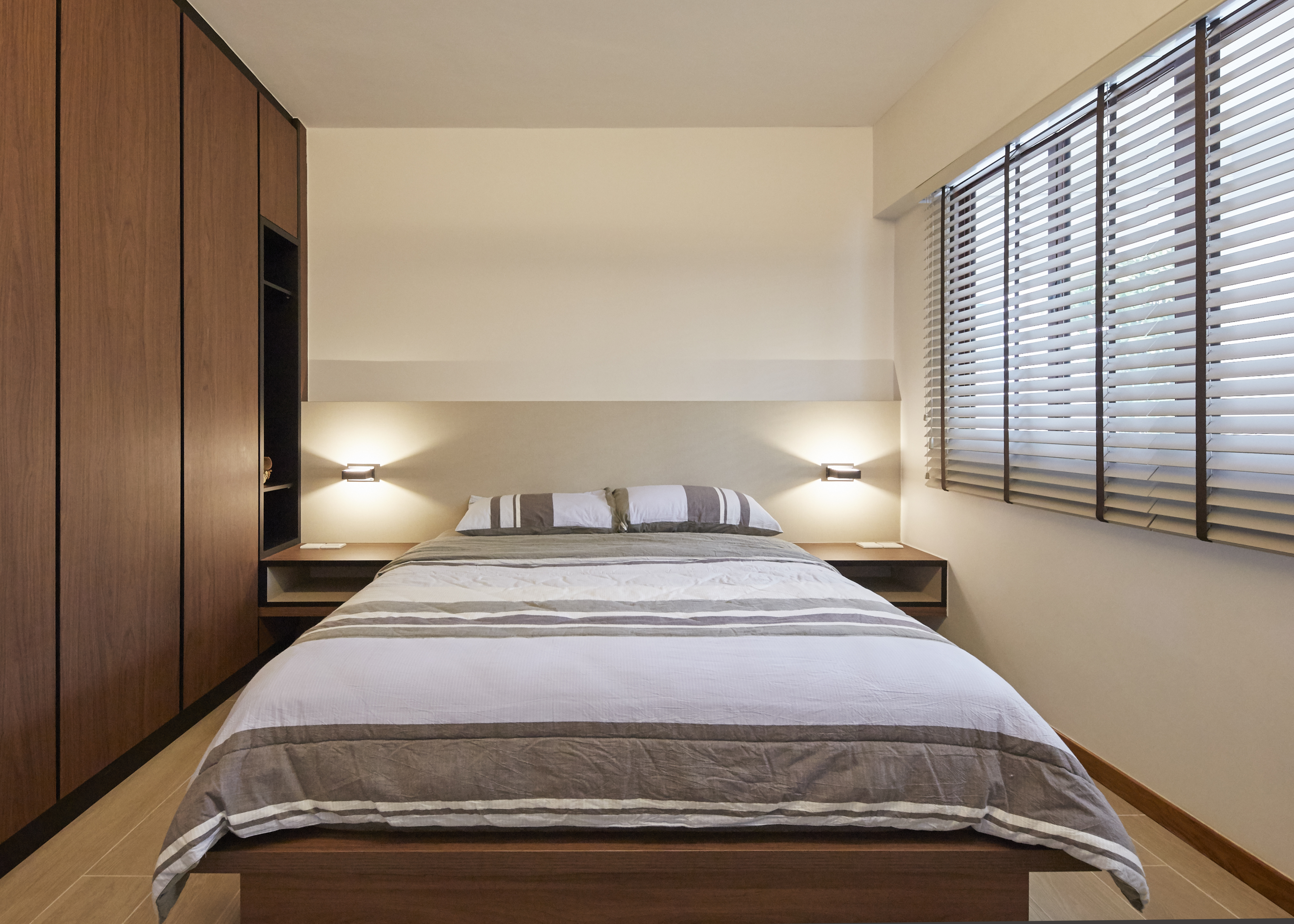 Classical, Minimalist, Modern Design - Bedroom - HDB Executive Apartment - Design by Carpenters 匠