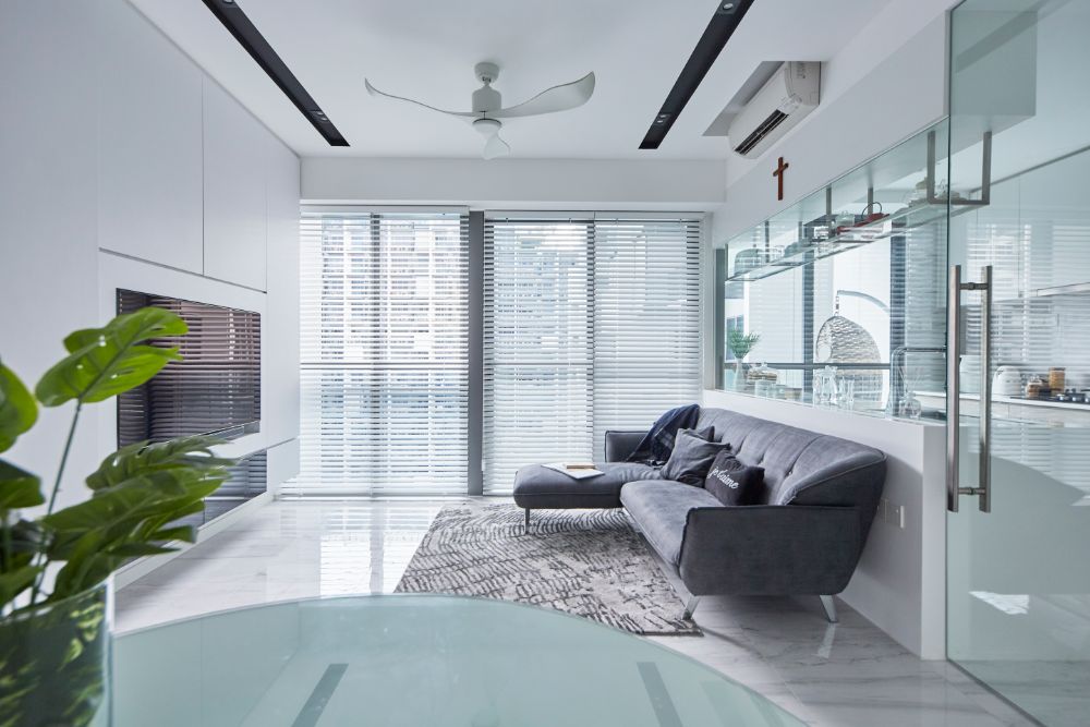 Minimalist Design - Living Room - Condominium - Design by Carpenters 匠