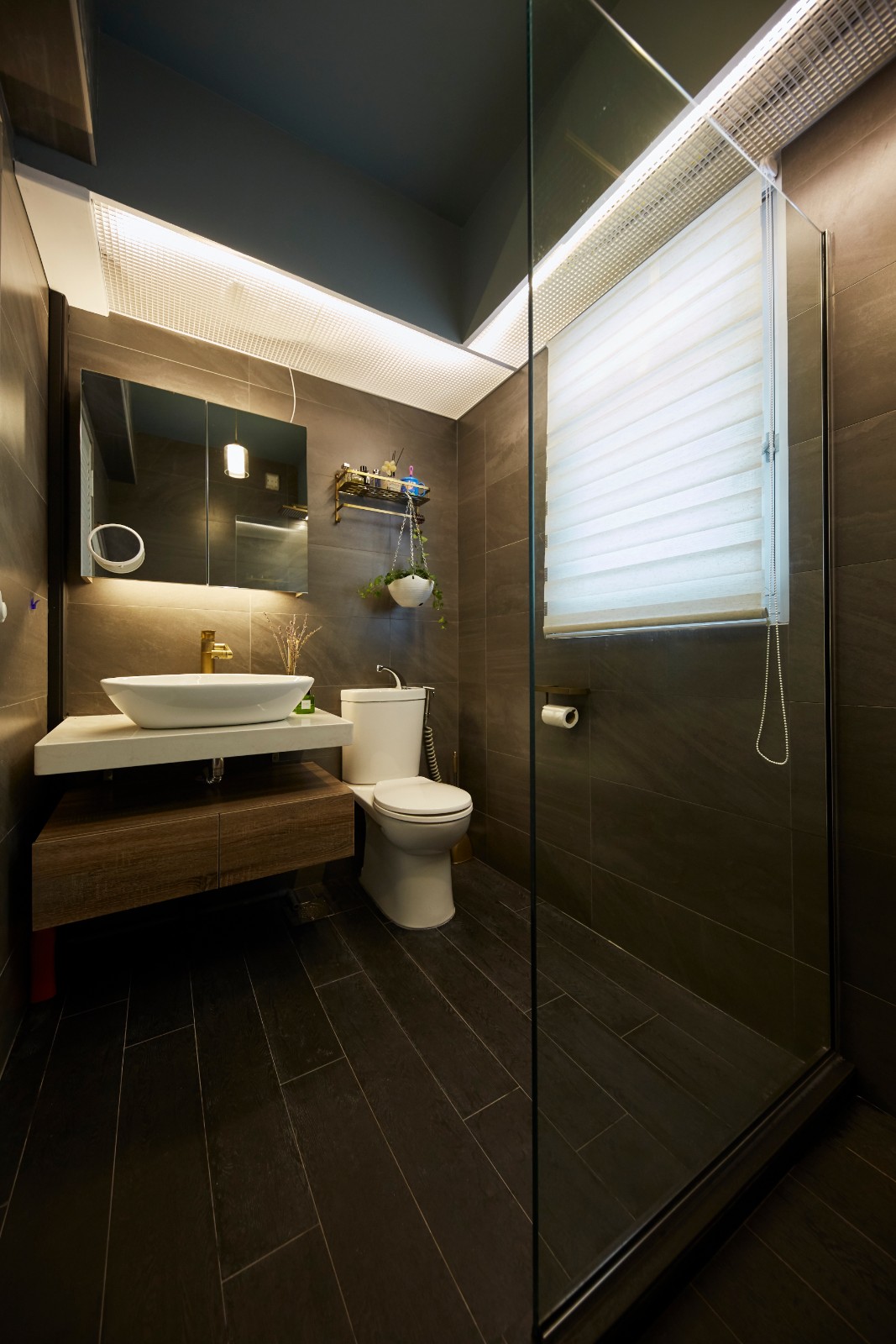 Resort, Rustic, Tropical Design - Bathroom - HDB 4 Room - Design by Carpenters 匠