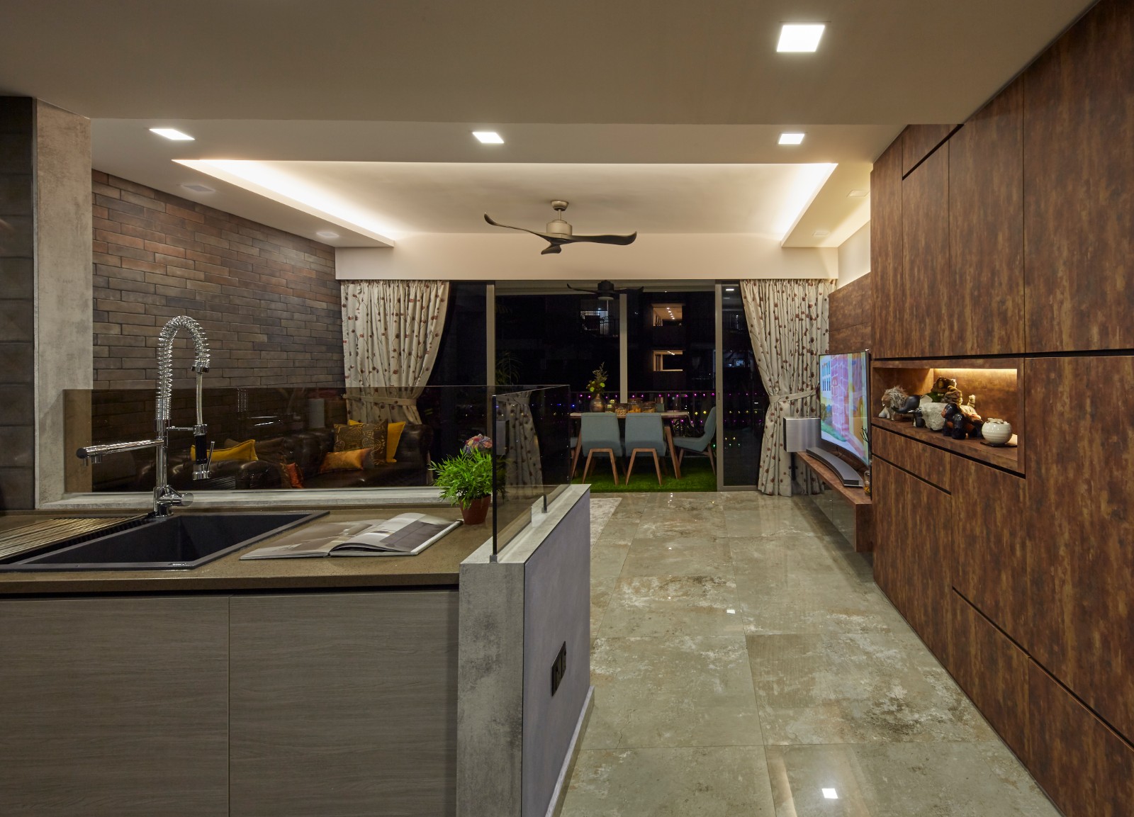 Eclectic, Modern, Rustic Design - Kitchen - Condominium - Design by Carpenters 匠