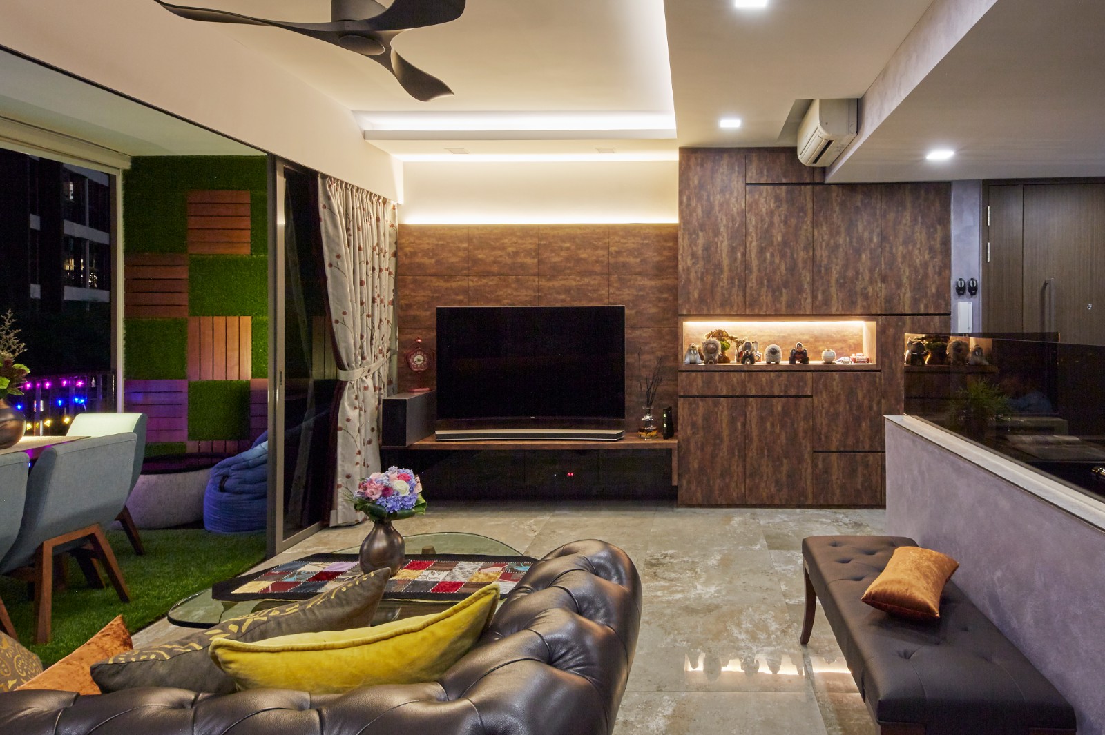 Eclectic, Modern, Rustic Design - Living Room - Condominium - Design by Carpenters 匠