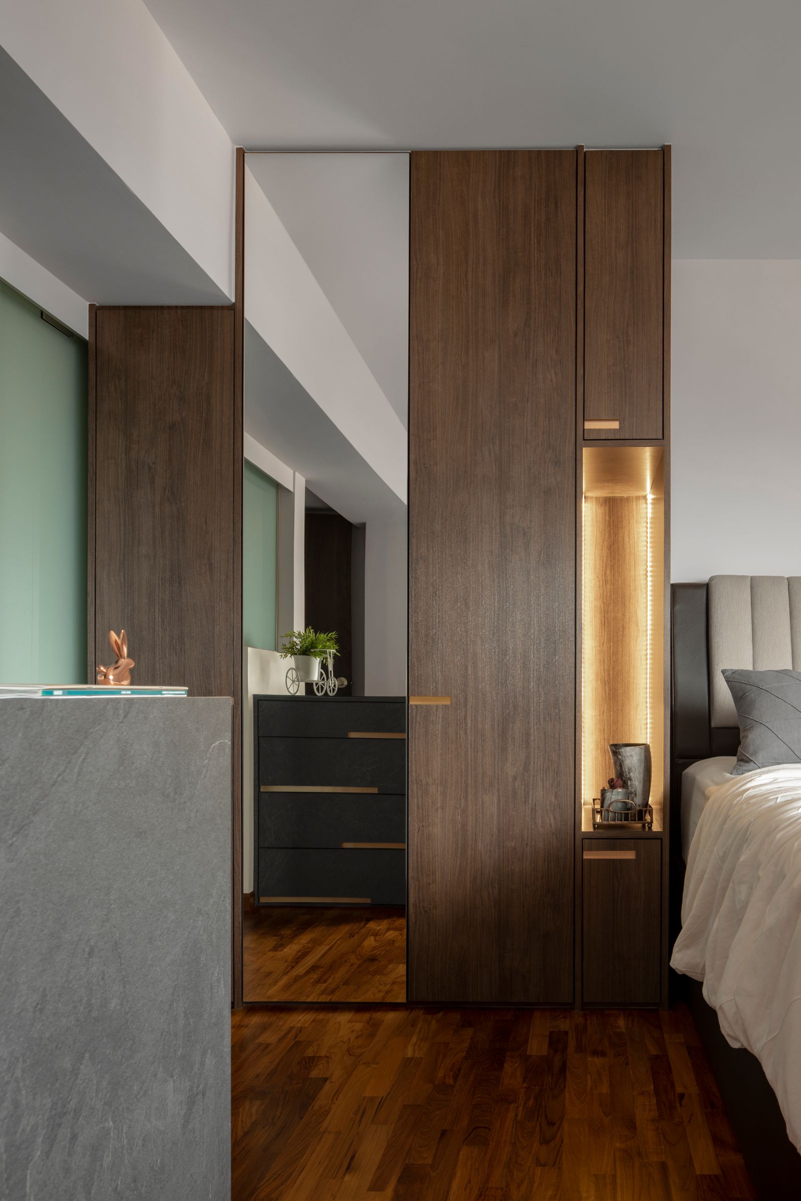 Contemporary, Modern, Scandinavian Design - Bedroom - HDB 5 Room - Design by Carpenters 匠