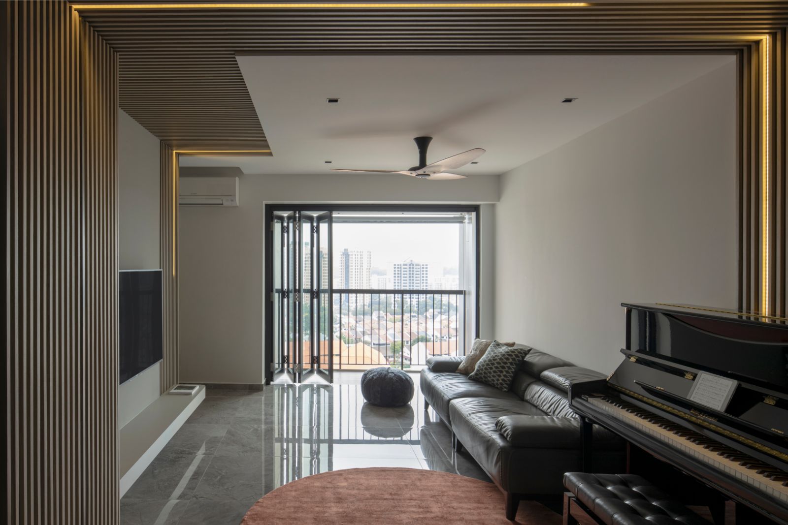 Contemporary, Modern, Scandinavian Design - Living Room - HDB 5 Room - Design by Carpenters 匠