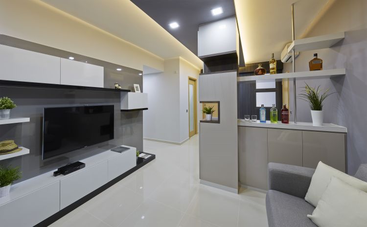 Contemporary, Modern Design - Living Room - Condominium - Design by Carpenters 匠