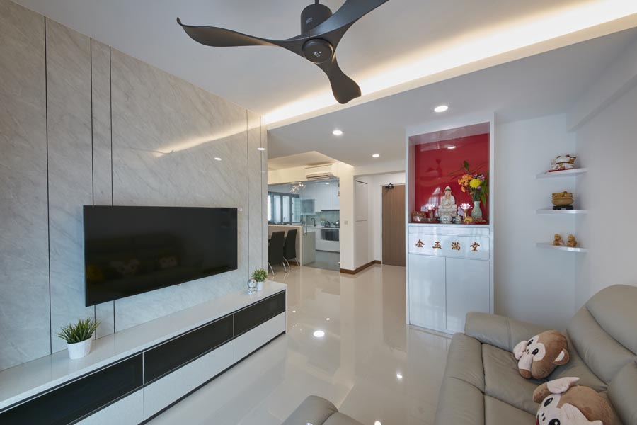 Contemporary, Minimalist, Scandinavian Design - Living Room - HDB 4 Room - Design by Carpenters 匠