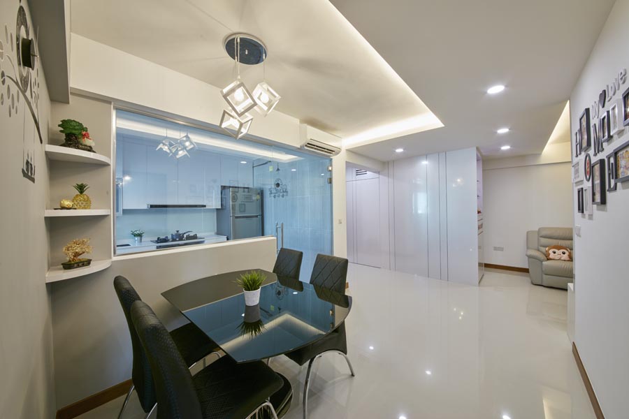 Contemporary, Minimalist, Scandinavian Design - Dining Room - HDB 4 Room - Design by Carpenters 匠