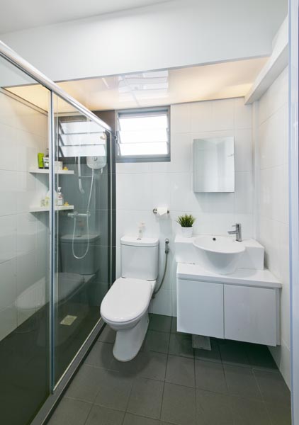 Contemporary, Minimalist, Scandinavian Design - Bathroom - HDB 4 Room - Design by Carpenters 匠