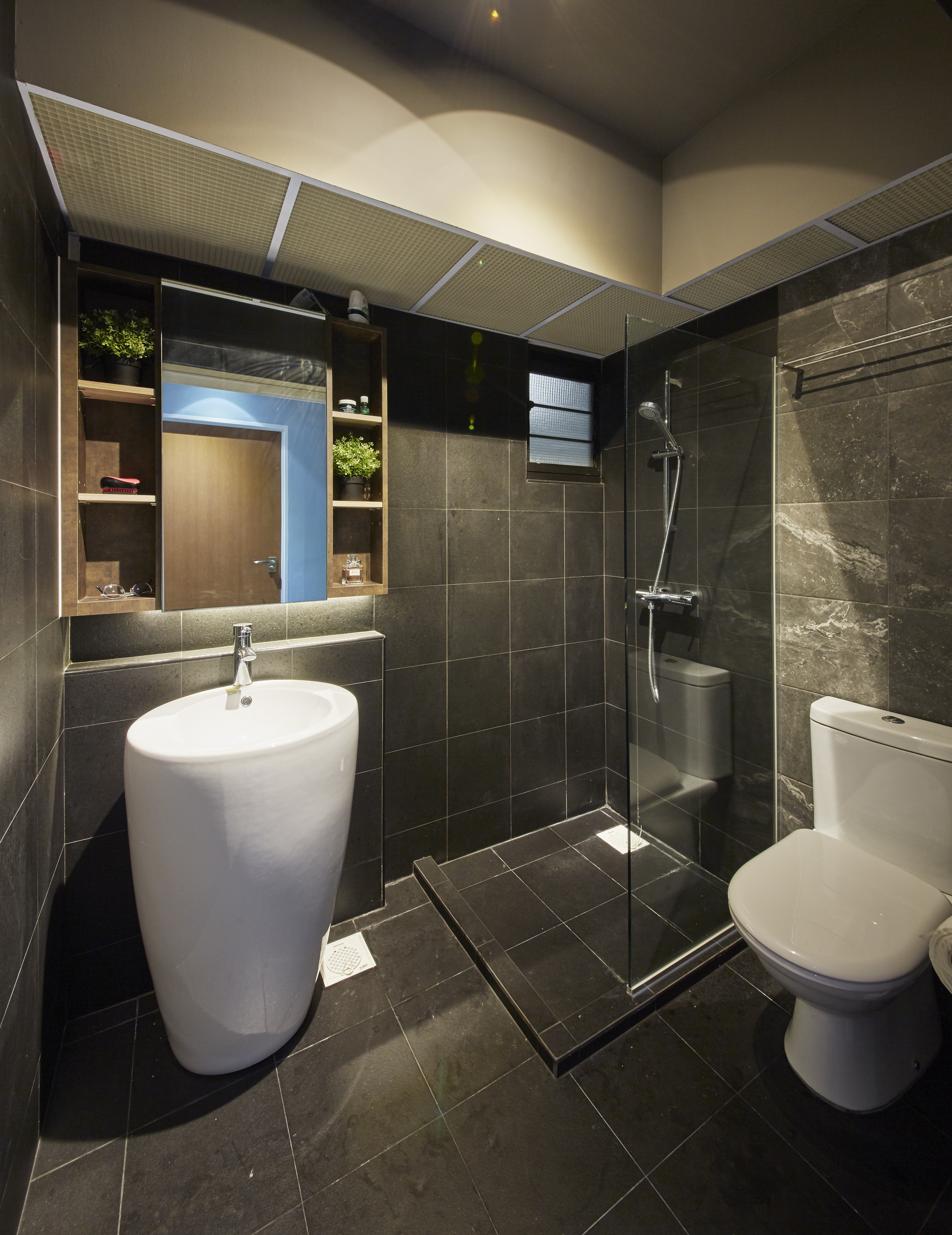 Contemporary, Eclectic, Industrial Design - Bathroom - HDB 4 Room - Design by Carpenters 匠